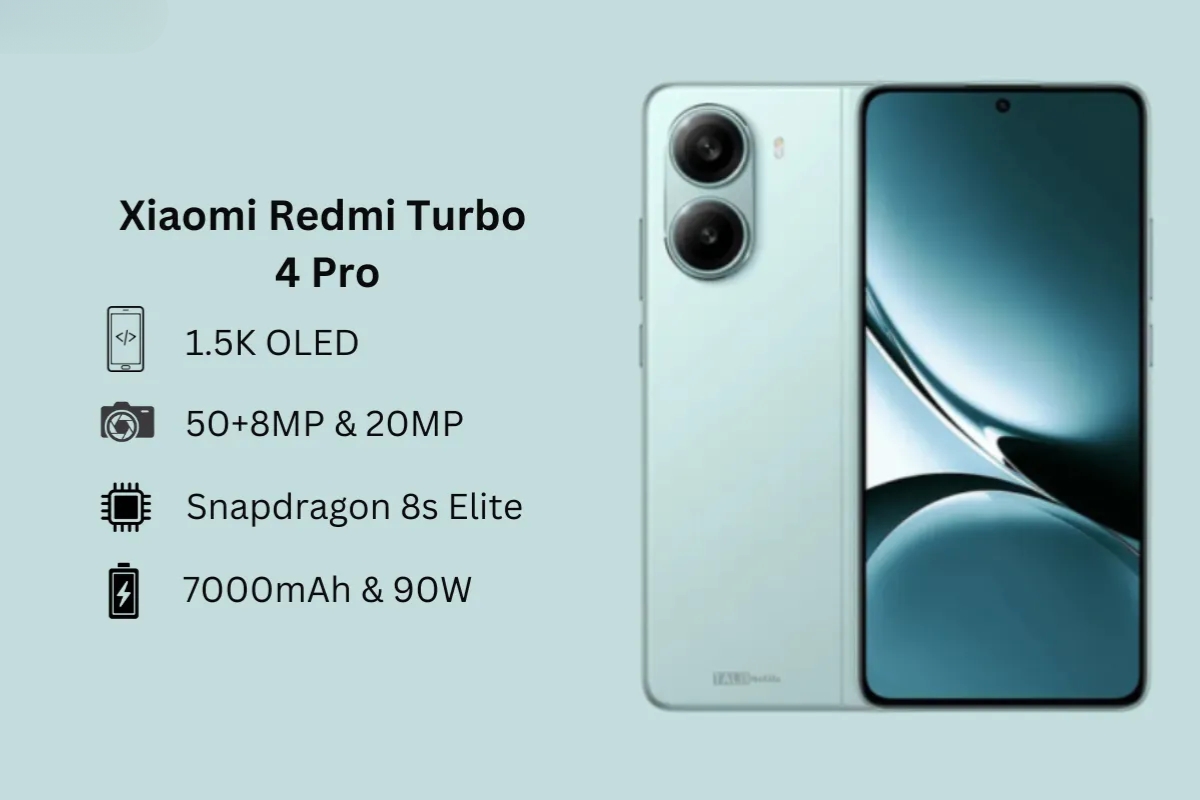 Redmi Turbo 4 Pro लॉन्चिंग 24 एप्रिलला 2.5K डिस्प्ले आणि दमदार परफॉर्मन्स ₹30,000 मध्ये