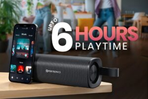 Portronics Fynix Bluetooth Speaker फक्त ₹2,599 मध्ये 30W आवाज आणि जबरदस्त बॅसचा अनुभव
