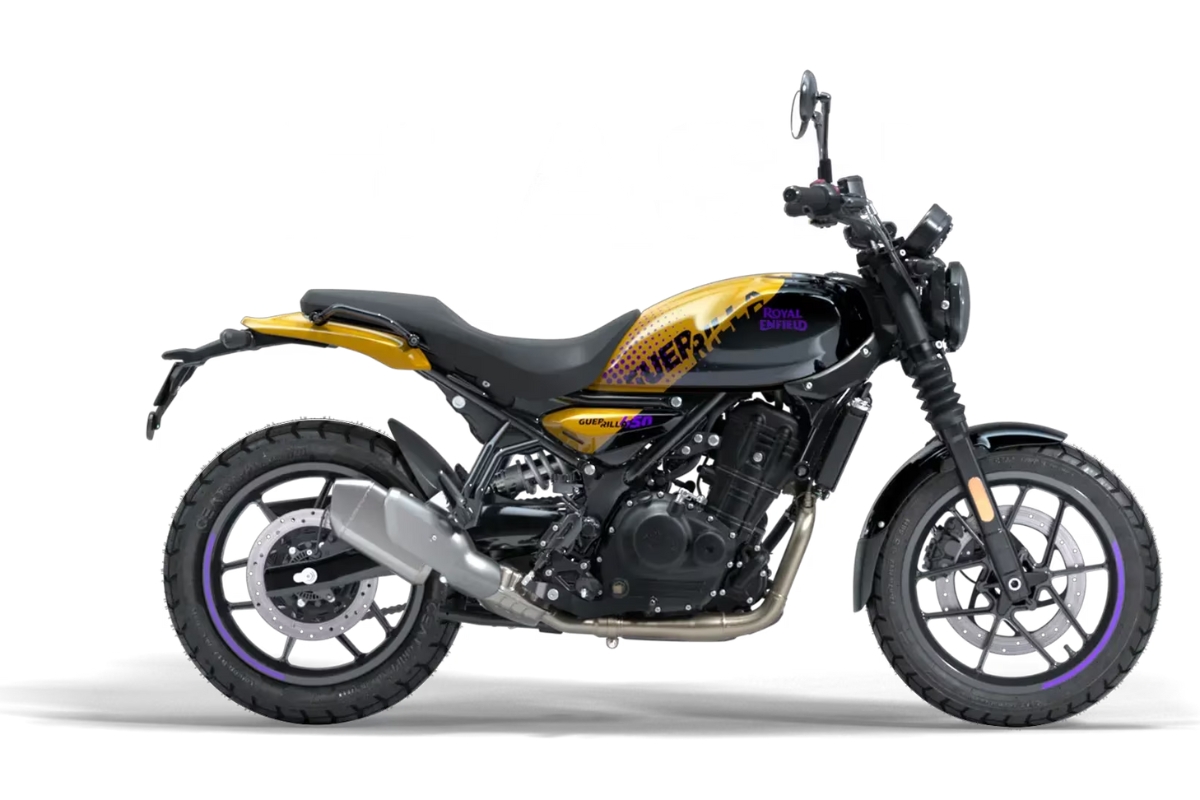 Royal Enfield Guerrilla 450 आता Peix Bronze लुकमध्ये, ₹2.49 लाखांपासून सुरू होणारी दमदार रेट्रो-रोडस्टर
