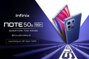 Infinix Note 50s 5G+ 5G, दमदार कॅमेरा आणि सुपरफास्ट चार्जिंग फक्त ₹15,999 मध्ये