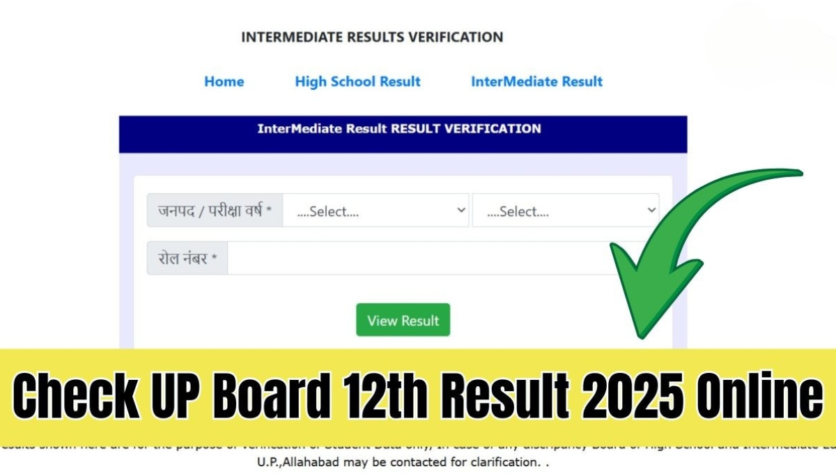 UP Board 2025 Results